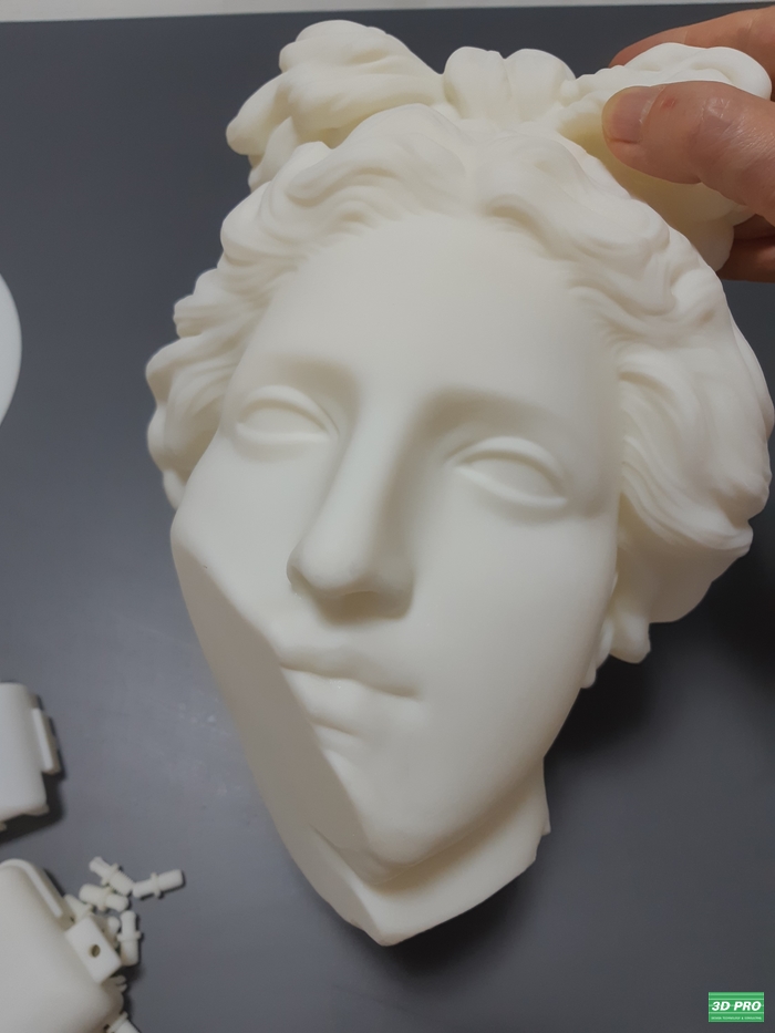 [쓰리디프로] 3D프린터 목업 제작으로 비너스와의 만남 - 바닥에 얼굴을 묻고있는 비너스 석고상