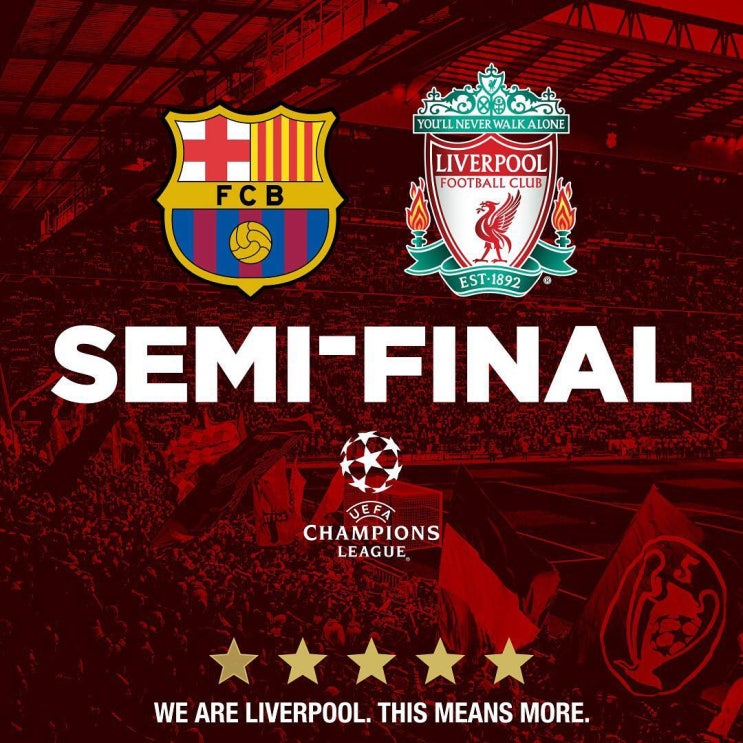  리버풀 FC • 토트넘 홋스퍼 UCL 4강 진출!!