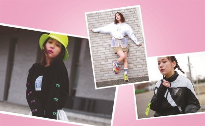 타카츠키 카나코 × atmos pink 콜라보 어패럴 2nd Collection 발매 高槻かなこ TK2 × atmos × Reebok サイズ XO ジャケット