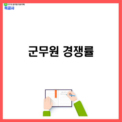 [군무원 경쟁률] 육군 군무원 채용관리 경쟁률 공개! 육군, 공군, 해군, 국방부 군무원 경쟁률 확인