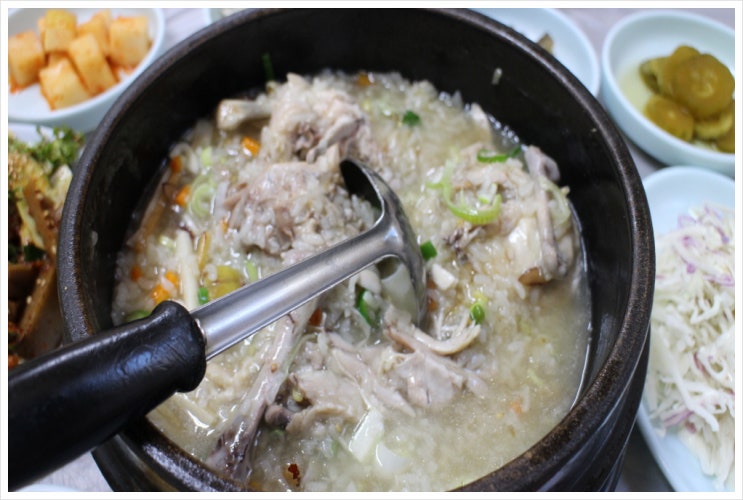  남한산성닭도가니백숙 강산촌에서 먹어보셔요
