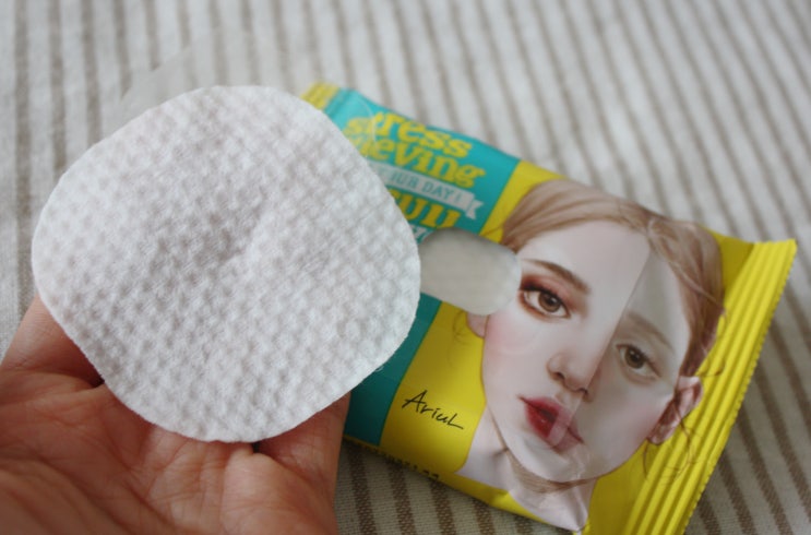  클렌징티슈 추천 : 아리얼 립앤아이리무버 단무지패드 짱짱!