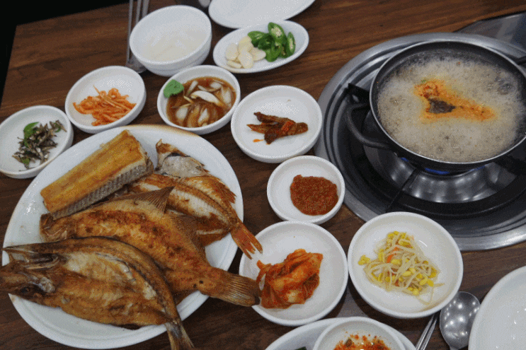 [부산남포동]자갈치시장생선구이맛집 대선횟집에서 생선구이+산곰장어 뇸뇸