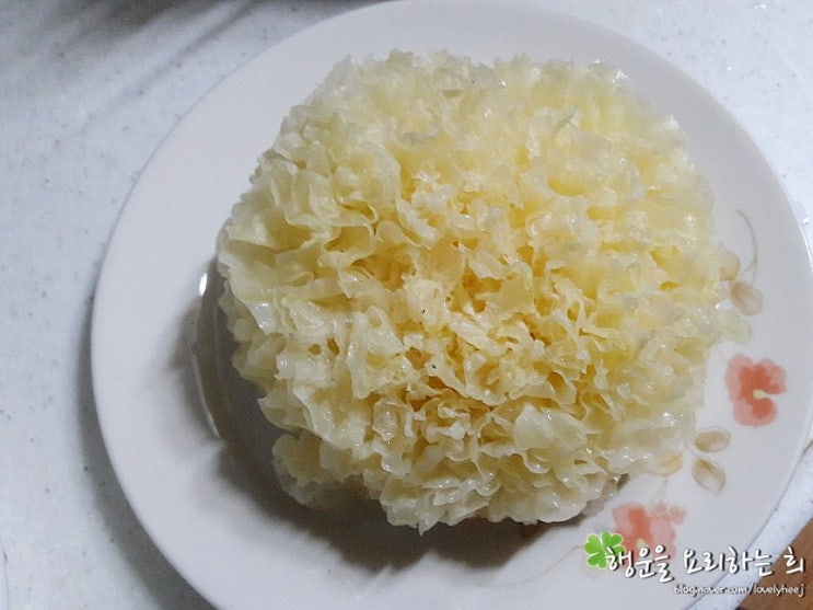  흰목이버섯 판매 화연물산 은이버섯 A급이에요!