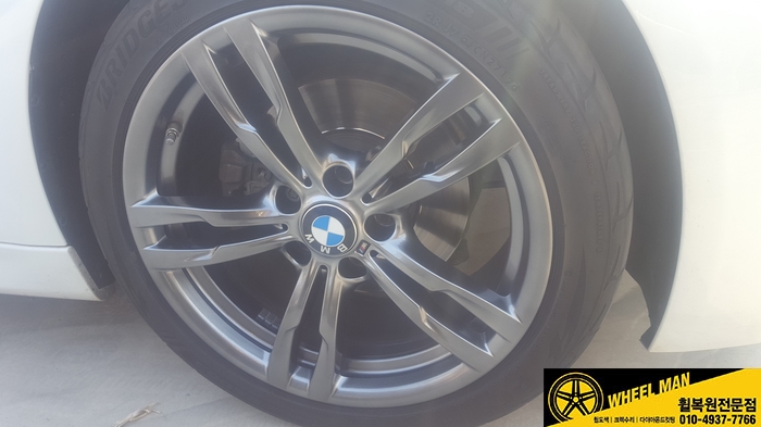  [휠복원전문점 휠맨]BMW 320 M패키지 18인치 휠복원 #진주휠복원 #진주휠도색 #진주휠수리 #경남휠복원 #경남휠도색 #경남휠수리 #통영휠복원 #통영휠수리