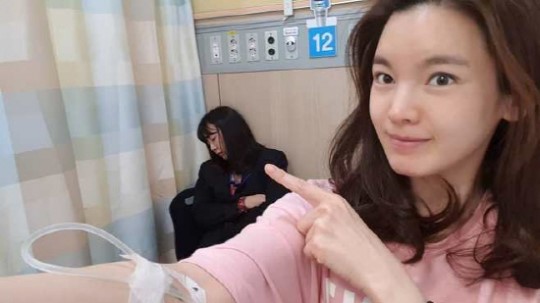  "하지영, 눈물나게 고마워" 정가은, 복통 후 응급실 인증샷