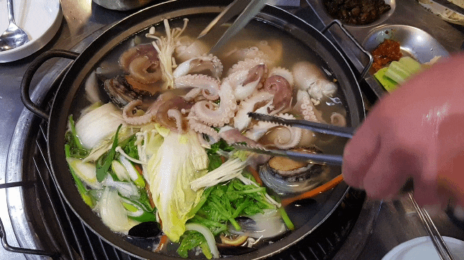  인천간석맛집 쭈꾸미 샤브샤브 단골 될 수밖에 없는 집 서비스 푸짐하니 대박