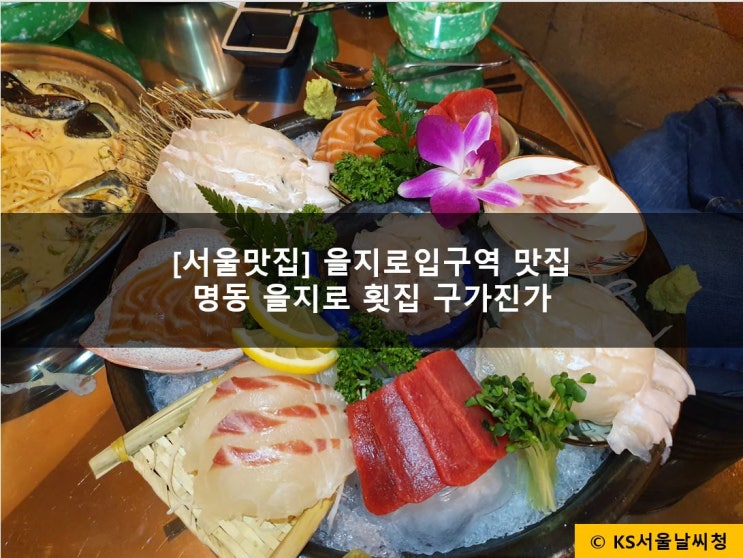  을지로입구역맛집 구가진가 을지로횟집으로 제격! 짬뽕은 덤!