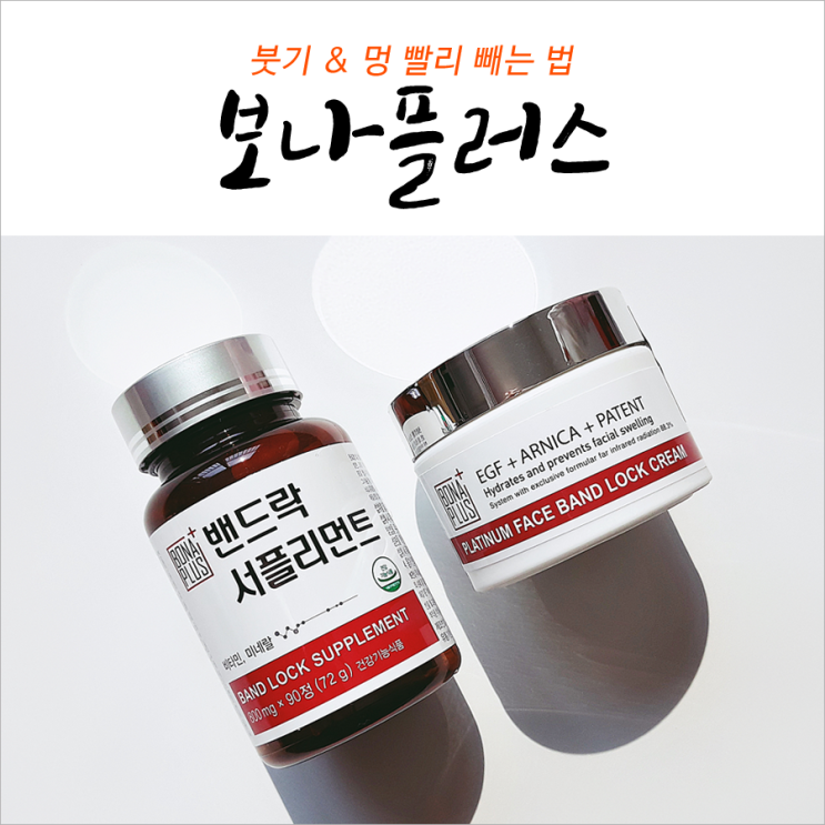  멍 빨리 빼는법 멍크림 보나플러스 사용중