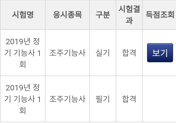  조주기능사 실기 합격 후기 및 공부 방법