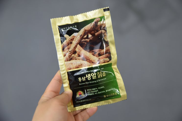  국산생칡즙 철이네홍삼 달콤한데요~