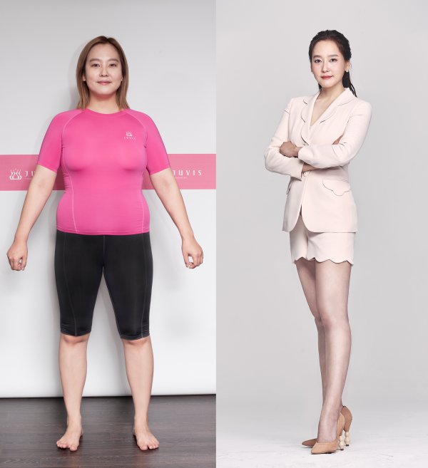  다나 키 170cm에 82kg->62kg 총 20kg 감량