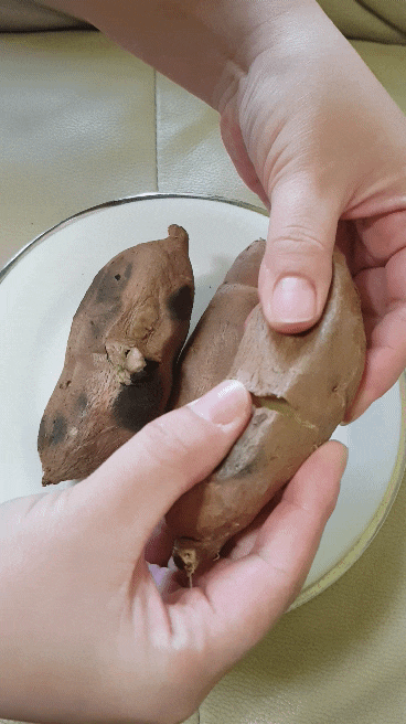  맛있는 고구마로 한끼 간편하게 -농장안면도 호박고구마