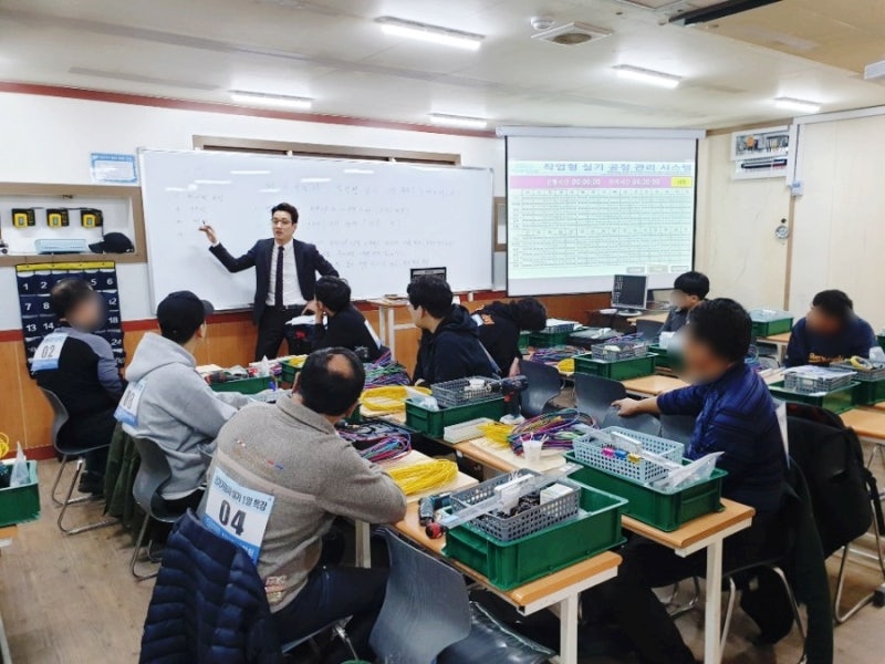 대구경북전기학원 전기기능사 실기반 다산전기학원에서 준비~