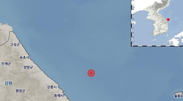 강원도 동해 삼척 지진