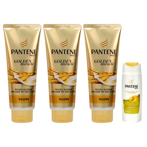  [9,500원] 팬틴 극손상케어 트리트먼트 220 ml x 3p + 90