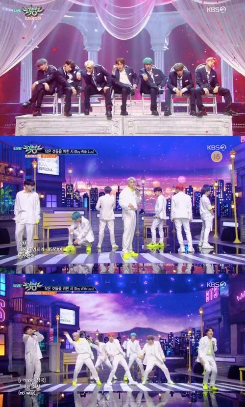  ‘뮤직뱅크’ 방탄소년단, 1위 소감 “우리 아미 진심으로 감사드린다”