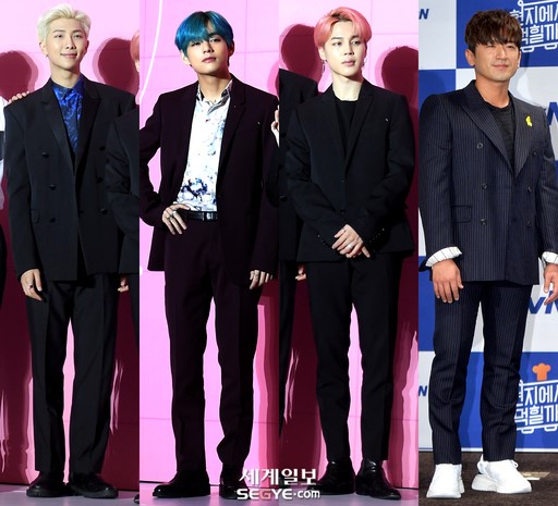  ‘방탄’부터 이민우까지, 블랙 수트 변주곡