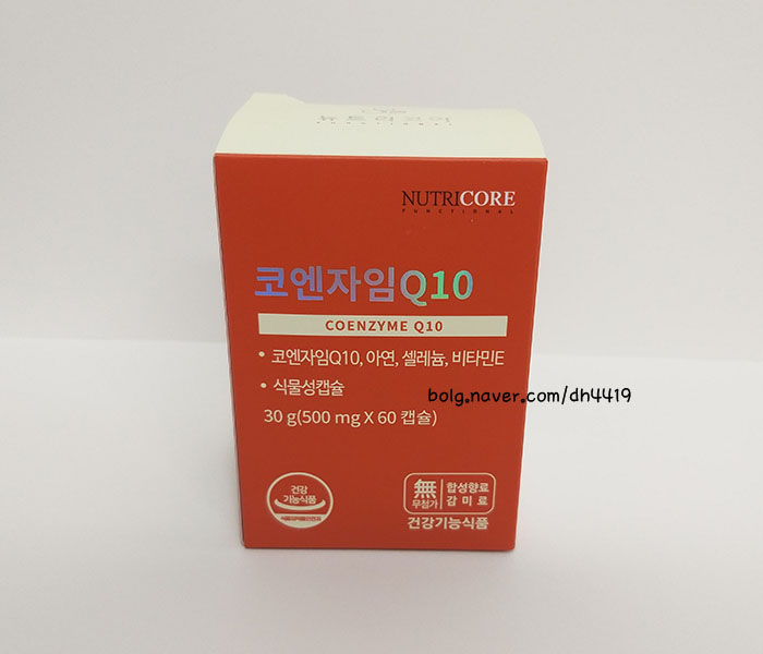  [뉴트리코어] 코엔자임 Q10 (항산화,높은 혈압 감소에 도움을 줄수 있는 영양제추천)