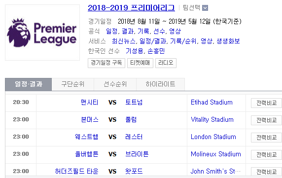 2019.04.20 EPL(프리미어리그) (맨시티 토트넘 | 본머스 풀럼 | 웨스트햄 레스터 | 울버햄턴 브라이턴 | 허더즈필드 왓포드 | 뉴캐슬 사우샘프턴) 2019.04.20 EPL(프리미어리그) (맨시티 토트넘 | 본머스 풀럼 | 웨스트햄 레스터 | 울버햄턴 브라이턴 | 허더즈필드 왓포드 | 뉴캐슬 사우샘프턴)
