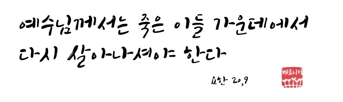 예수님께서는 죽은 이들 가운데에서 다시 살아나셔야 한다 예수님께서는 죽은 이들 가운데에서 다시 살아나셔야 한다