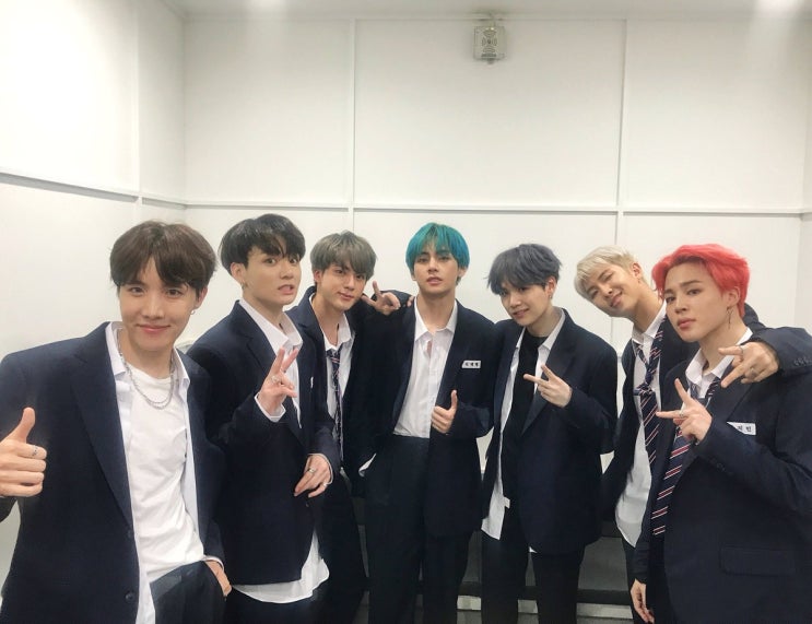  190419 뮤직뱅크 방탄소년단 디오니소스 _ 교복이야 교복..ㅠ남준이 페르소나 그 교복..ㅠㅠ