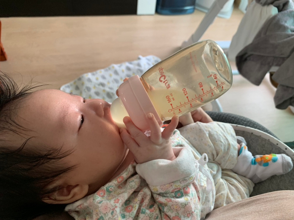  육아일기 생후45일 많이 게워내는 아기 유문협착증 검사
