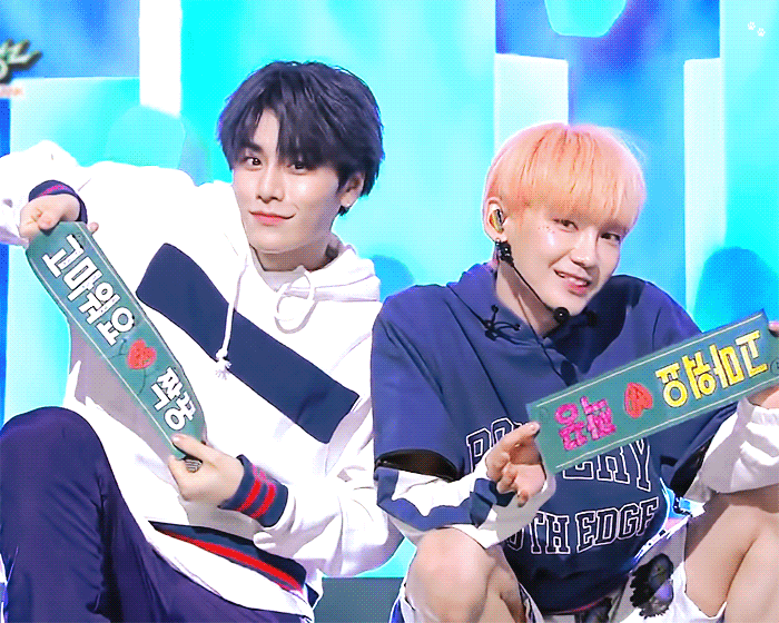  JBJ95 AWAKE 뮤직뱅크1904019 슬로건이벤트  상균 켄타 고마워 ㅠ