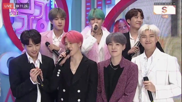  방탄소년단 지민 - 인기가요 인터뷰 동영상