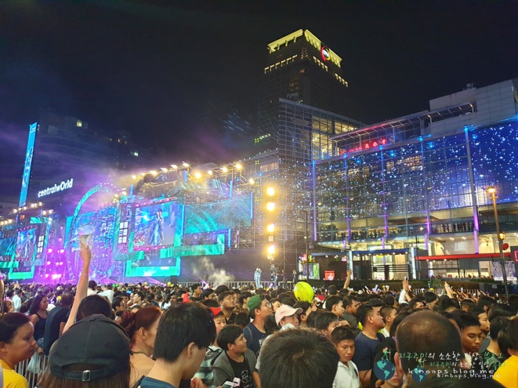  방콕 센트럴월드에서 맞이한 2019년 카운트다운