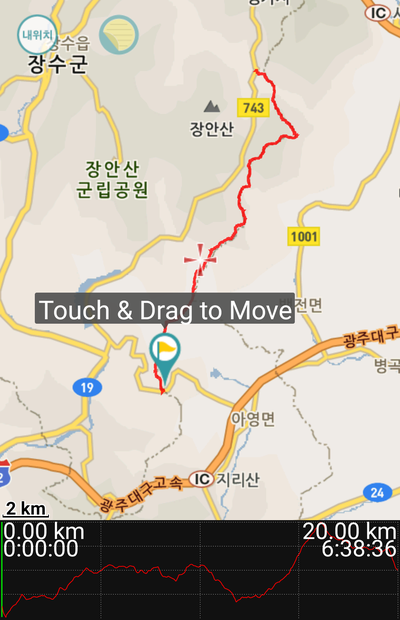  백두대간 2-36 복성이재-백운산-영취산