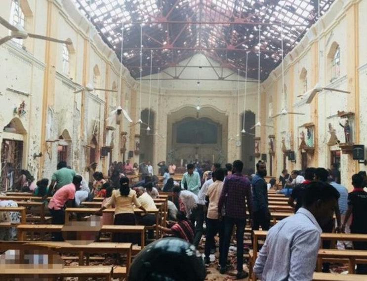 부활절 스리랑카 폭발 6곳 동시 교회 호텔 테러
