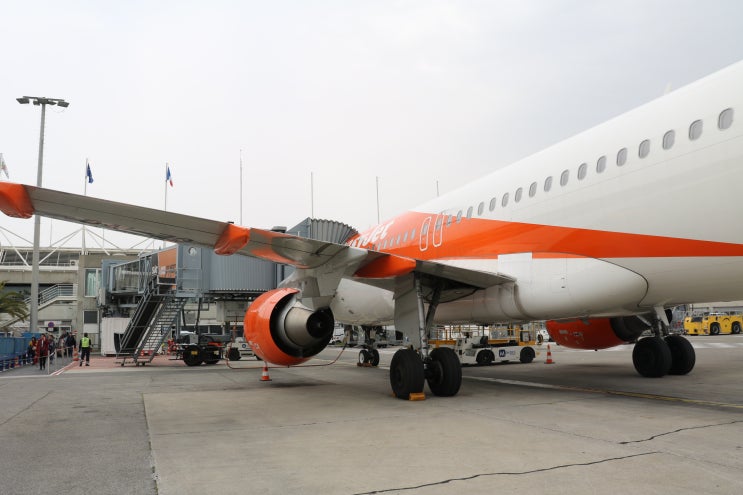  프랑스 니스에서 파리로 easyjet[이지젯]비행기 이용기!