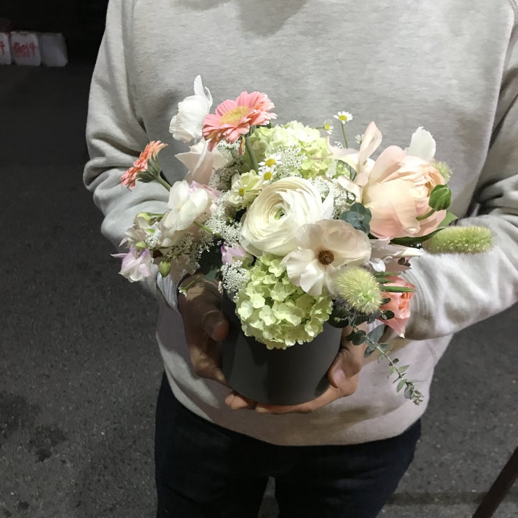  (풍덕천동꽃집)파스텔톤 센터피스