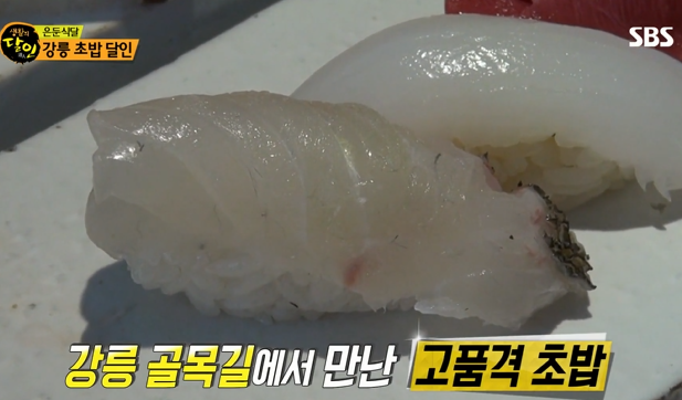  생활의 달인 강릉 초밥 달인 강릉 교동 스시코우