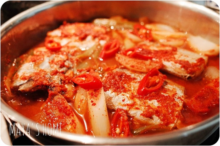  마야 가정식 : 갈치조림, 바지락탕. (+ 차림 바이 허브올, 서산 부석표 어리굴젓, 미니 페리에)