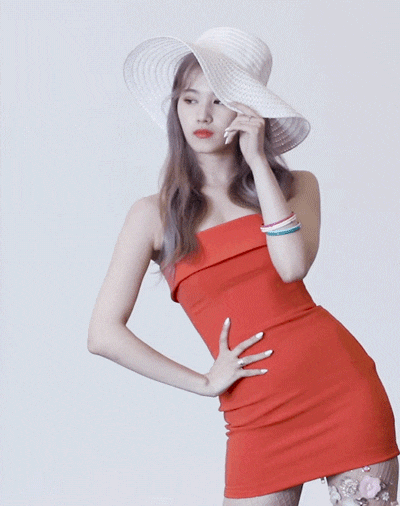  트와이스 사나 FANCY 자켓 메이킹