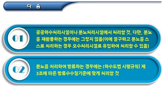 분뇨수집 운반업자의 운반기준 등 의무