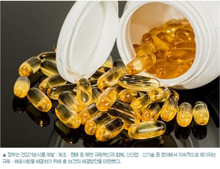  건강기능식품 대형마트 등 판매 자유화…사전신고 의무 폐지