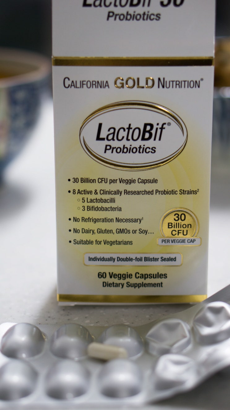  california gold nutrition LactoBif Probiotics 30Billion CFU