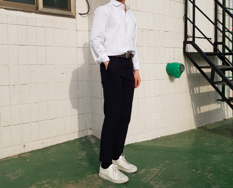 남자 흰색셔츠 코디 제로라운지 모짜렐라 셔츠 심플해 네이버 블로그