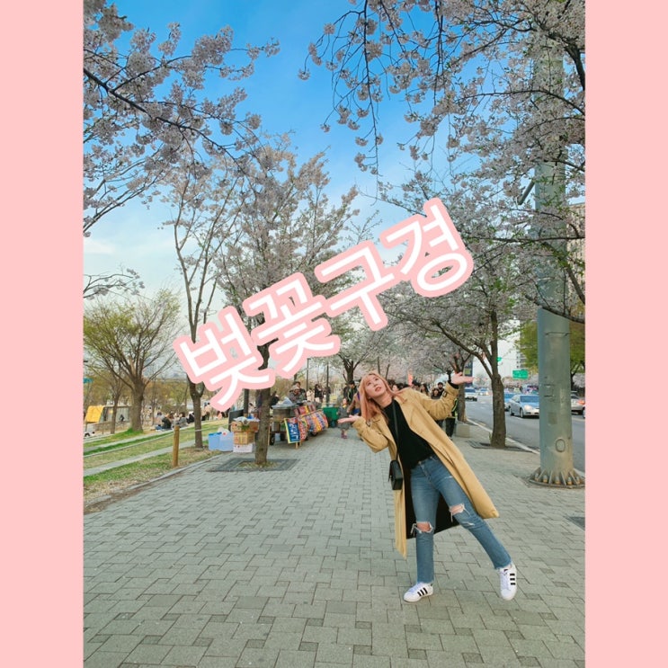  벚꽃구경하러 여의도나들이~