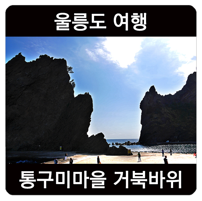  2박 3일 울릉도 여행 통구미 마을의 거북바위와 바다사자 강치