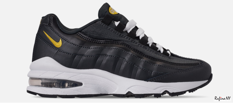  <빅키즈/우먼즈>나이키 에어맥스95, 블랙아마릴로, Nike Airmax95 검노흰, 905348-028