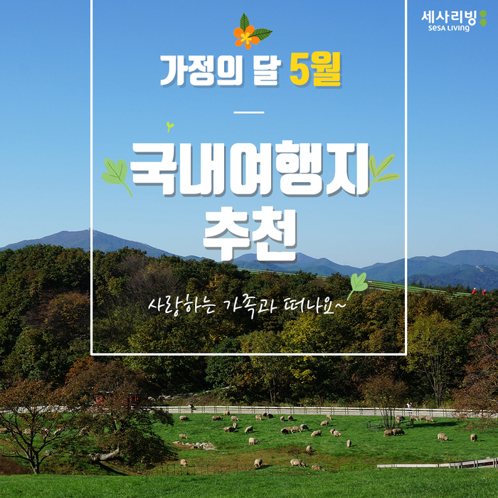  가정의 달, 5월 국내여행지 추천! 어린이날 가볼만한 곳