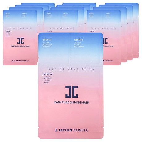 쿠팡로켓배송 [18,800원] (62% 할인) 제이준 인텐시브 샤이닝 마스크 13매 25ml