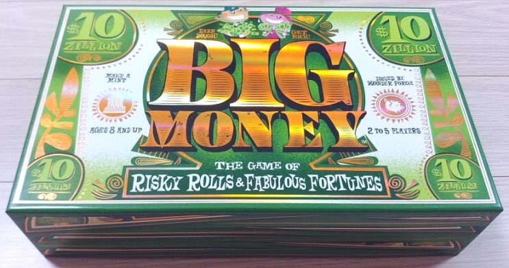  빅 머니 (Big Money) 보드게임 개봉기 및 간단소개 / 돈은 오늘은 있다가도 내일은 사라질 수도 있는 법