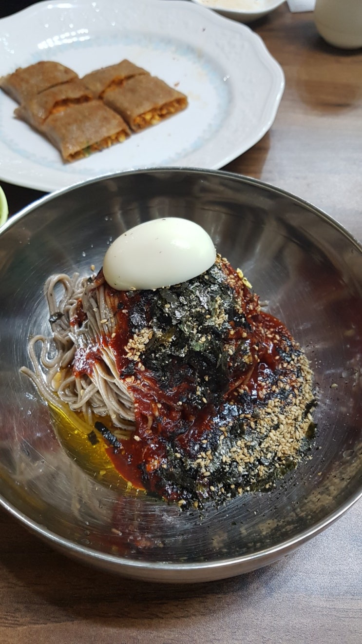  강릉맛집 엄마손막국수, 100% 순메밀막국수엔 황태식혜가 꿀조합