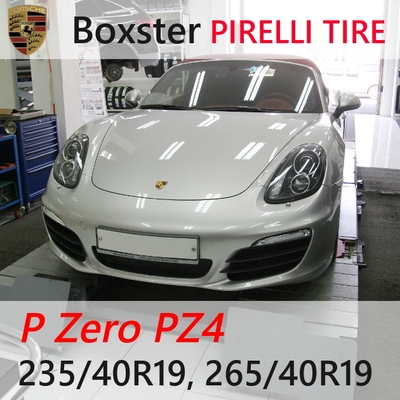  피렐리타이어 뉴피제로 PZ4 235/40/19 265/40/19 포르쉐 박스터S 타이어 장착 부산 울산 김해 양산 수입타이어