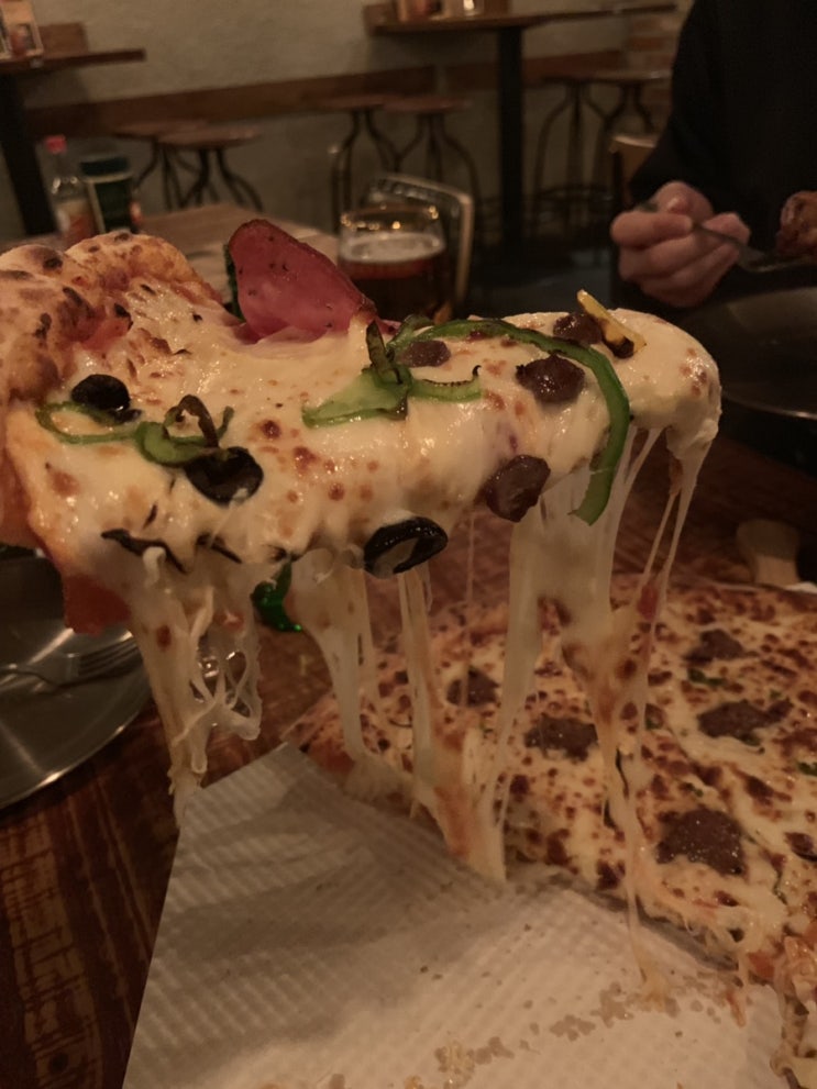  [가산맛집] 엄청난 두께의 피자를 먹다 in 가산 마피아피자